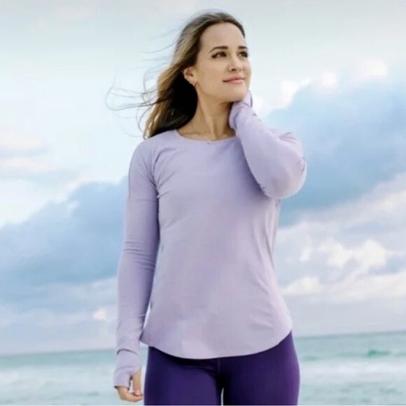 Vitality (Formerly Balance Athletica) The Vista Top in Iris Purple M - Picture 1 of 13